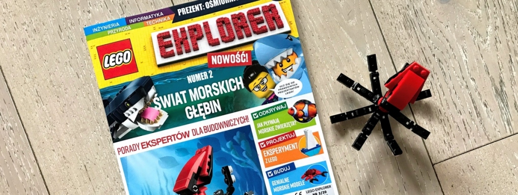Świat konstruktorów na wyciągnięcie ręki - nowy numer magazynu "LEGO Explorer"