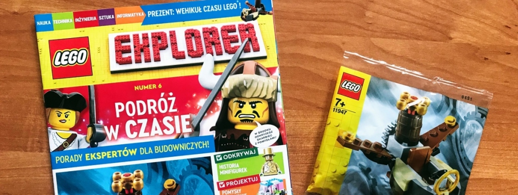 Wyrusz w podróż w czasie razem z magazynem "Lego Explorer"!