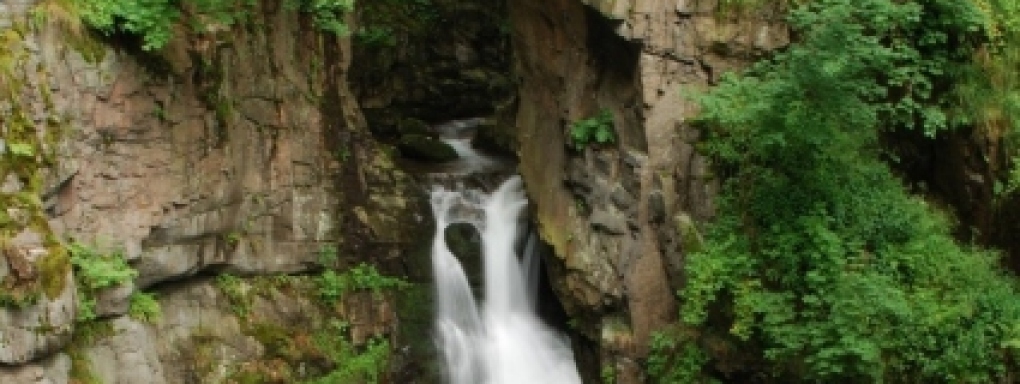 Wodospad Wilczki w Międzygórzu
