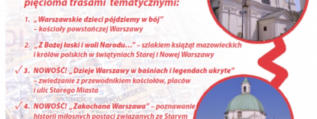 Letnie spacery po Warszawie ze Skarbcem Mazowieckim