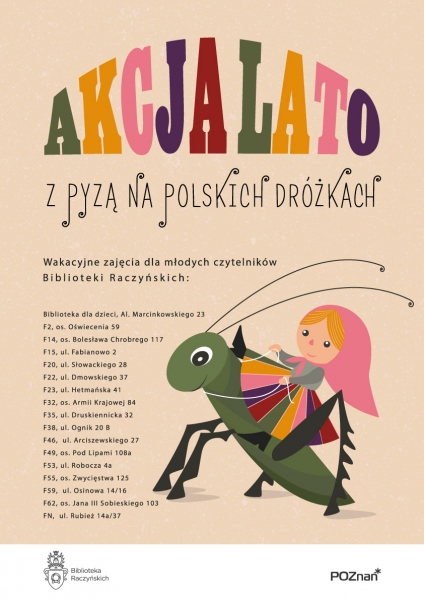 Lato w mieście - przegląd ofert - Z Pyzą na polskich dróżkach - akcja lato z książką