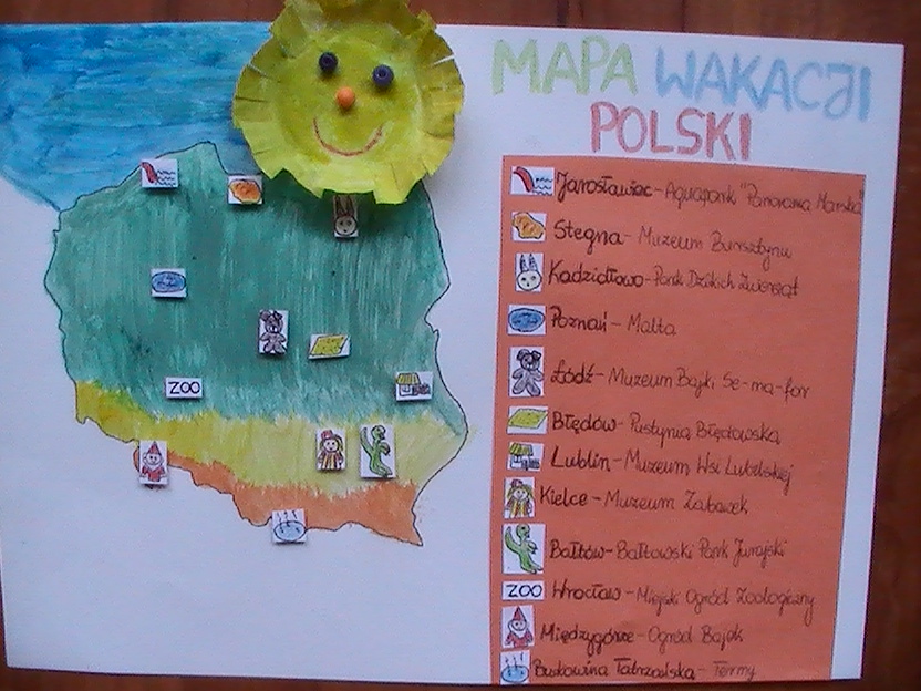 Mapa Wakacji - wakacyjny konkurs CzasDzieci.pl i Radia Łódź (zakończony)