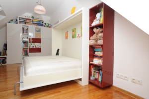 Folds - łóżko oszczędzające przestrzeń dla dzieci.