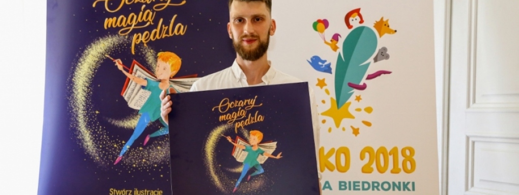 Namalował książkę dla Biedronki i zdobył 100 tys. zł
