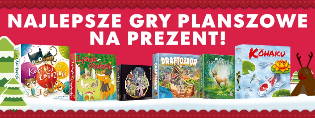 Najlepsze gry planszowe na prezent pod choinkę! 