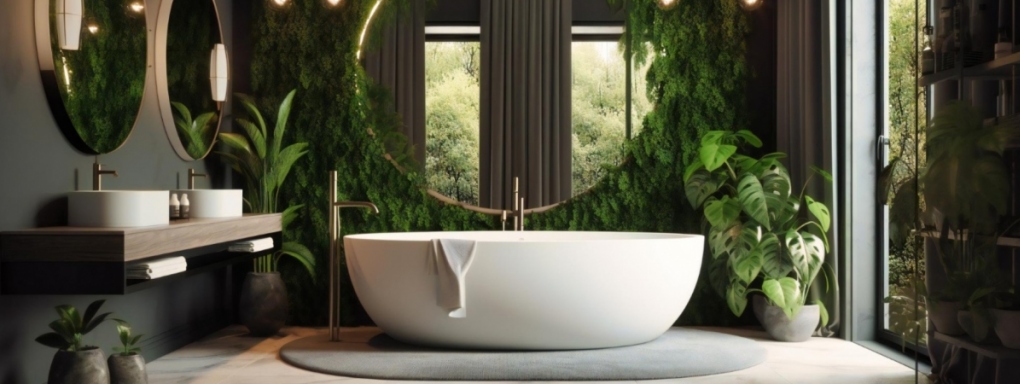 Biophilic design w łazience: wyposażenie, które łączy naturę z nowoczesnością