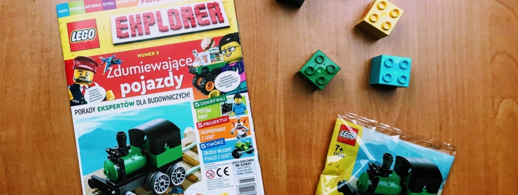 Para buch! Koła w ruch! Zdumiewające pojazdy w magazynie "LEGO Explorera"