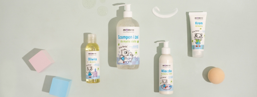 4 nowe produkty uzupełniły serię kosmetyków MomMe Kicia Kocia ® 