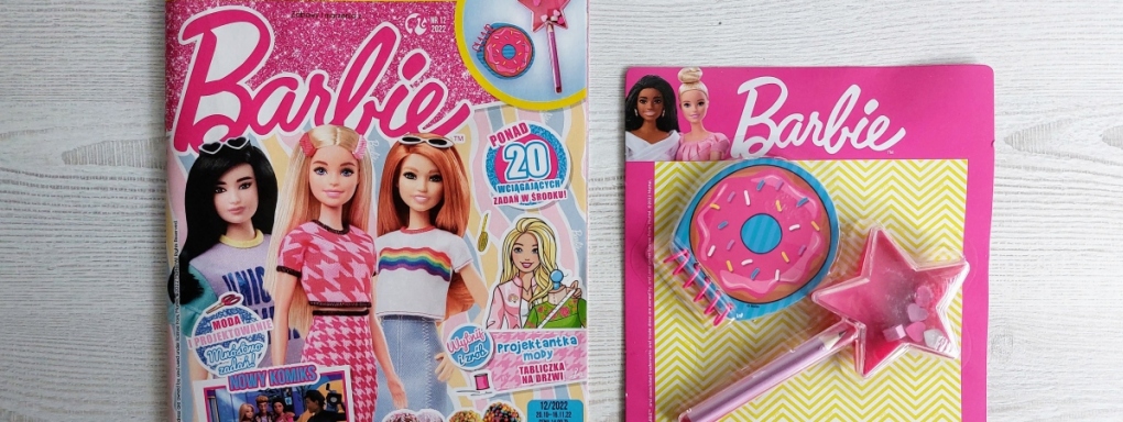 Moda i projektowanie w nowym numerze gazetki "Barbie"