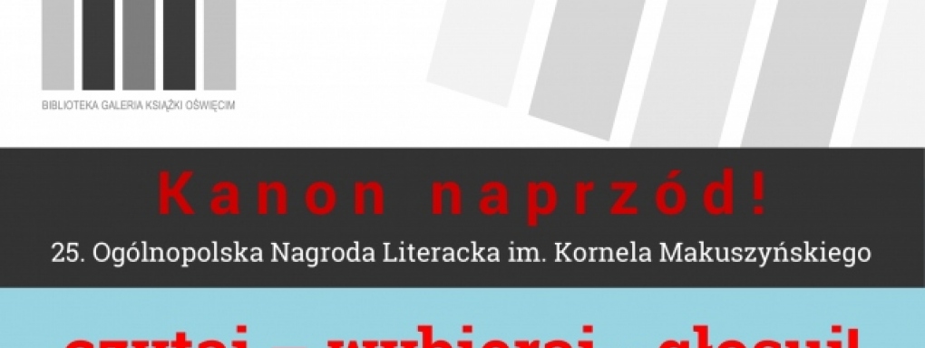Oddaj głos w Nagrodzie Czytelników w ramach 25. Ogólnopolskiej Nagrody Literackiej im. Kornela Makuszyńskiego 