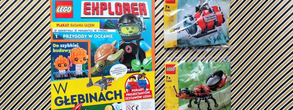 Odkrywanie morskich głębin w nowym numerze magazynu “LEGO Explorer”!