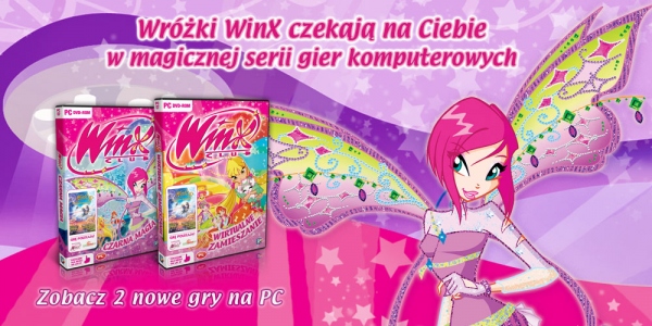 Dwie Nowe Gry Na Pc Z Serii Wrozki Winx Czas Dzieci