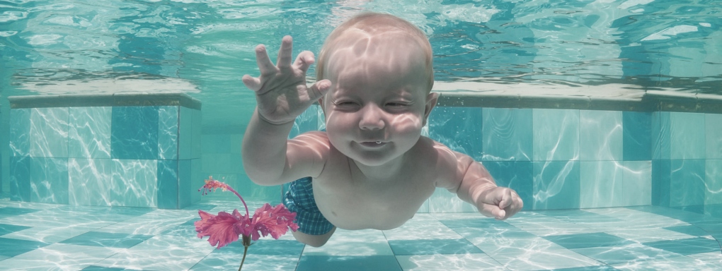 Nauka pływania dla niemowląt - zalety dla malucha i jego rodziców