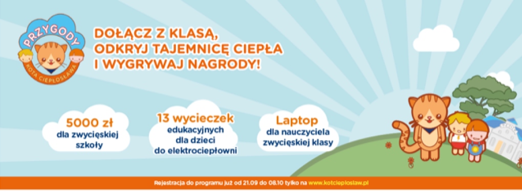 Wystartował nowy program edukacyjny - Przygody Kota Ciepłosława