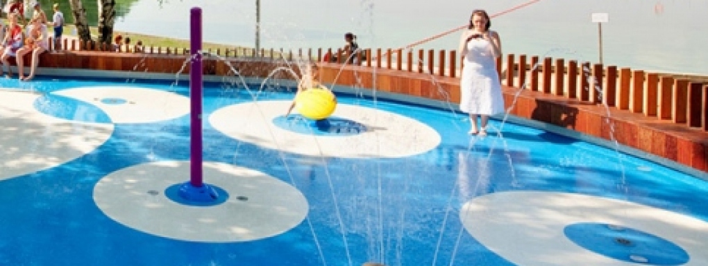 Pierwszy Wodny Plac Zabaw w Parku Jordana