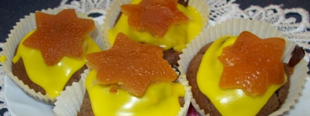 Muffinki czekoladowe z gwiazdką
