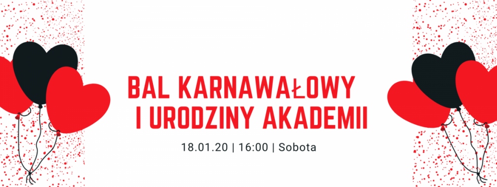 Bezpłatny bal karnawałowy - I urodziny Akademii