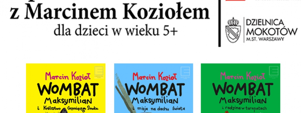 Spotkanie autorskie on-line z Marcinem Koziołem