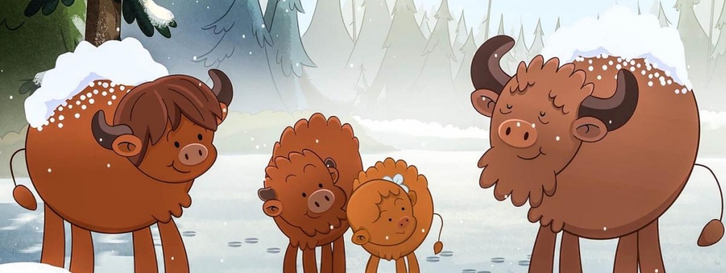 "Pada śnieg" - krótkie filmy animowane dla dzieci 2+