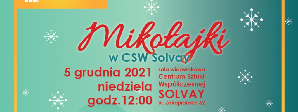 Mikołajki w CSW Solvay!/ 5.12.2021