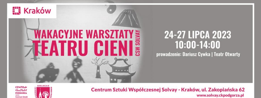 WAKACYJNE WARSZTATY TEATRU CIENI