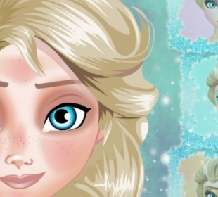 Elsa uczy makijażu 